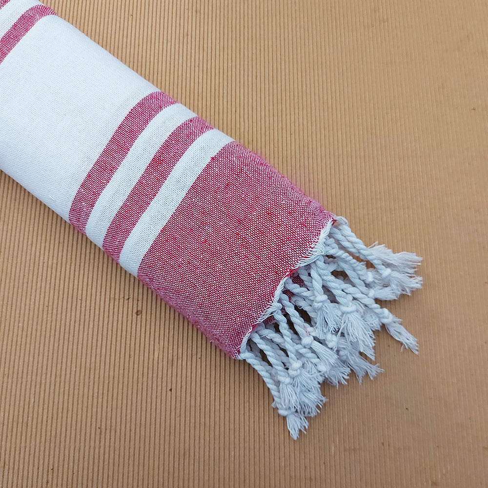 Combo borsa juta e telo fouta personalizzato – scegli il colore