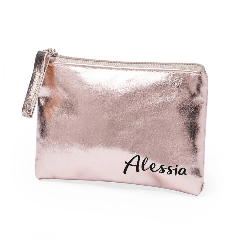 mini pochette oro personalizzata