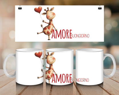Combo “Colazione & Love” | Mug e tovaglietta coordinate