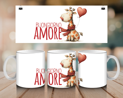 Combo “Colazione & Love” | Mug e tovaglietta coordinate