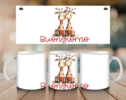 Combo “Colazione & Love” | Mug e tovaglietta coordinate