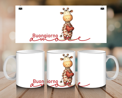 Combo “Colazione & Love” | Mug e tovaglietta coordinate