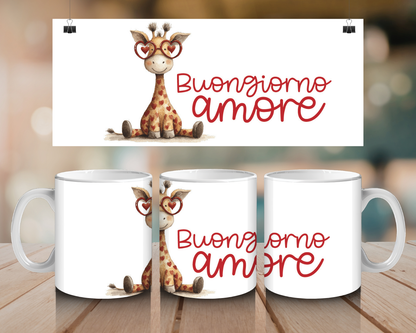 Combo “Colazione & Love” | Mug e tovaglietta coordinate