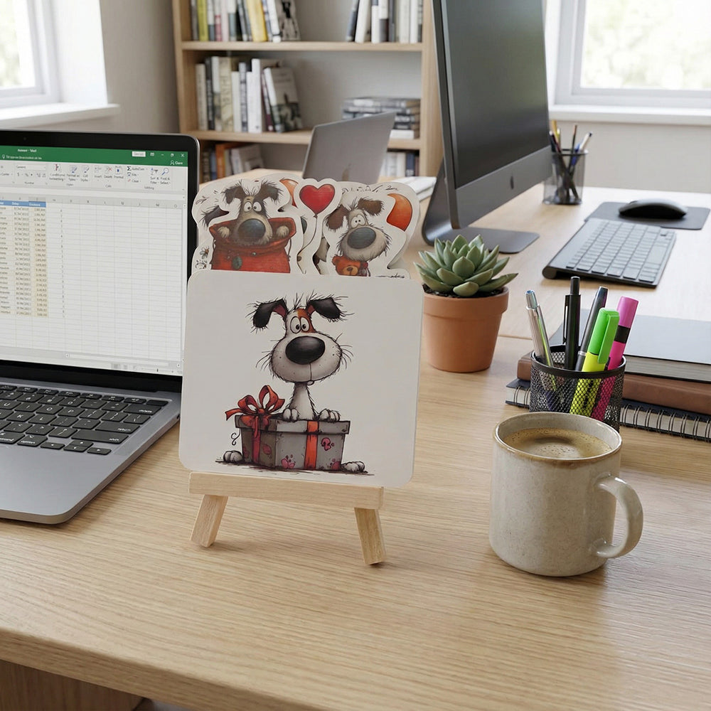 Calendario da Tavolo 2026 – Versione Cani o Gatti Divertenti