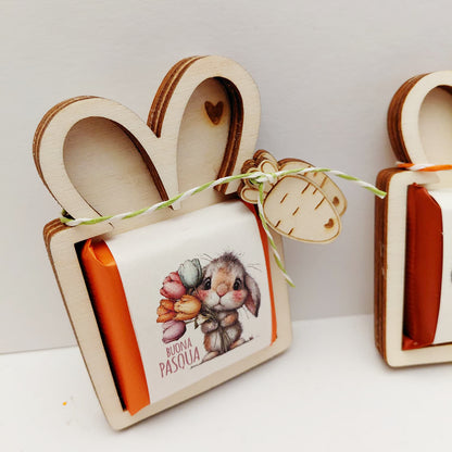 Un Dolce Pensiero di Pasqua – porta cioccolatino in legno