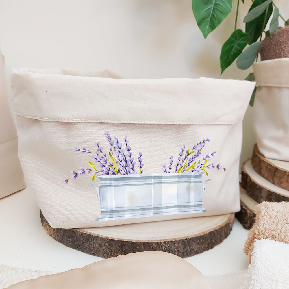 Cestino Multiuso in Canvas LARGE personalizzato