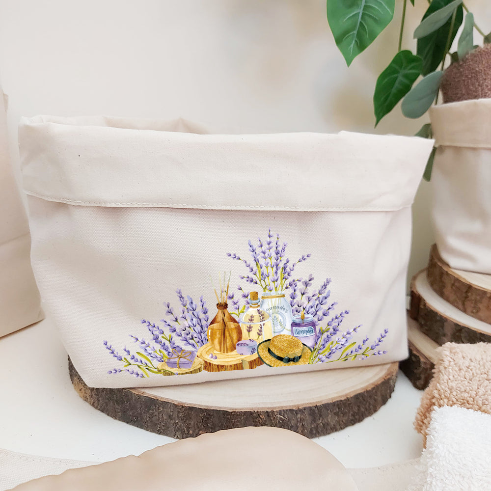 Cestino Multiuso in Canvas LARGE personalizzato