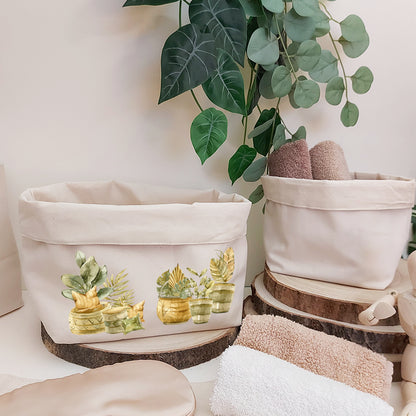 Cestino Multiuso in Canvas LARGE personalizzato