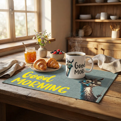 Set colazione coordinato: mug e tovaglietta