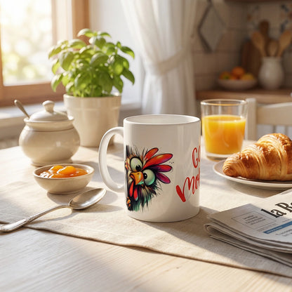 Mug Good Morning in ambientazione calda e luminosa