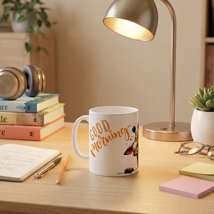 Mug Good Morning: dettaglio grafica sul lato