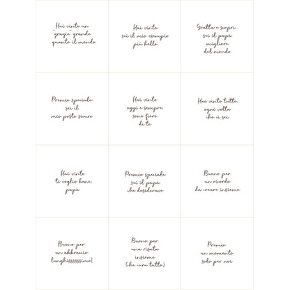 Scatolina Gratta & Vinci per Papà – 12 Dediche