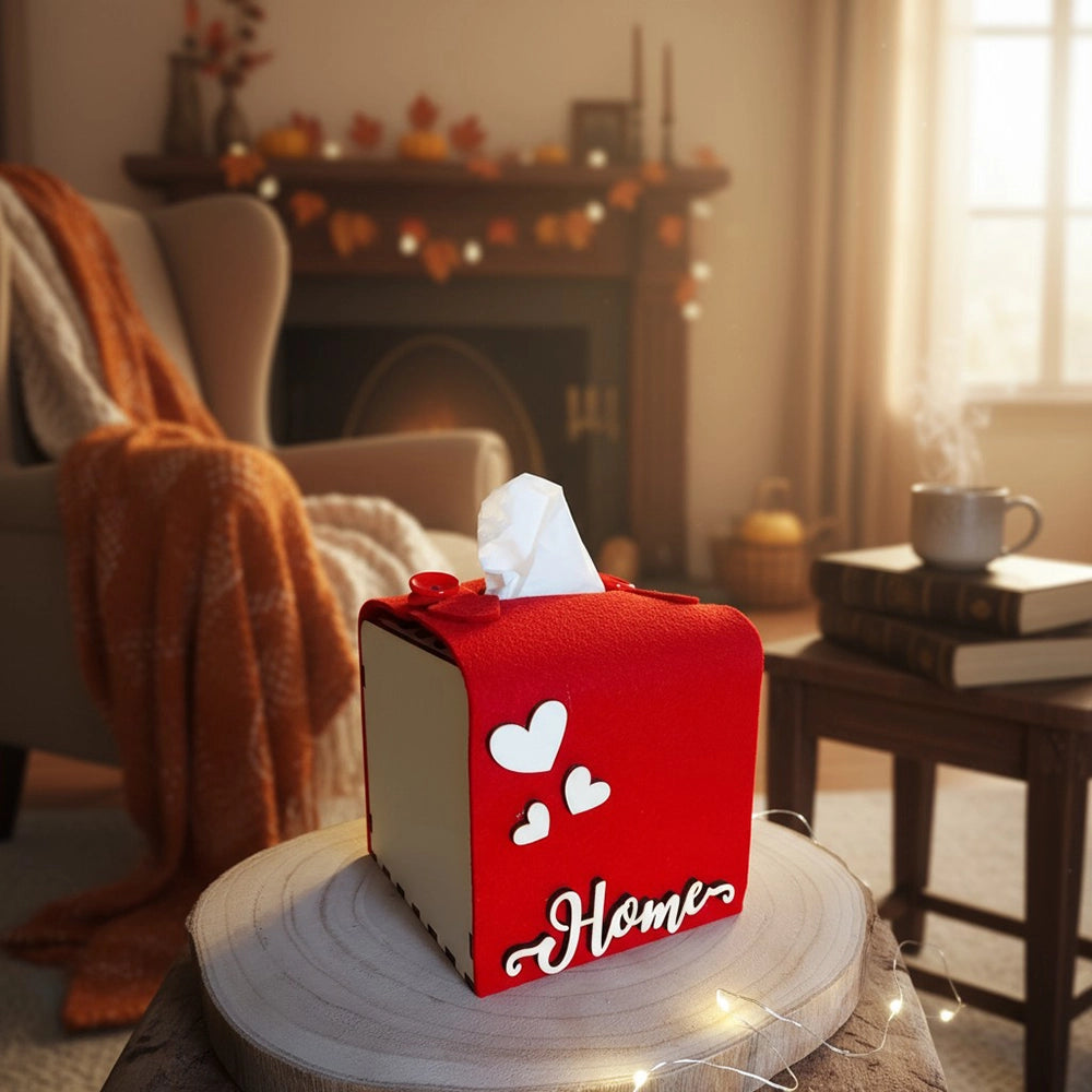 porta fazzoletti feltro