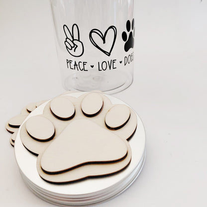 Barattolo porta biscotti cane o gatto personalizzato con nome - C