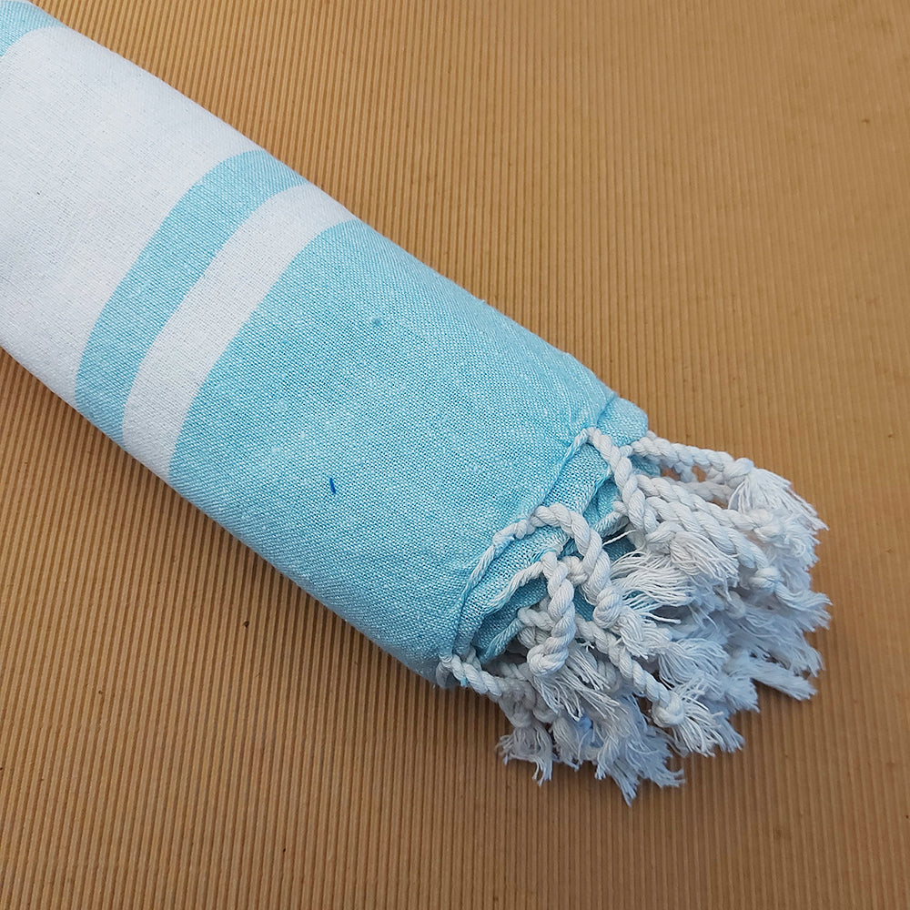 Combo borsa juta e telo fouta personalizzato – scegli il colore