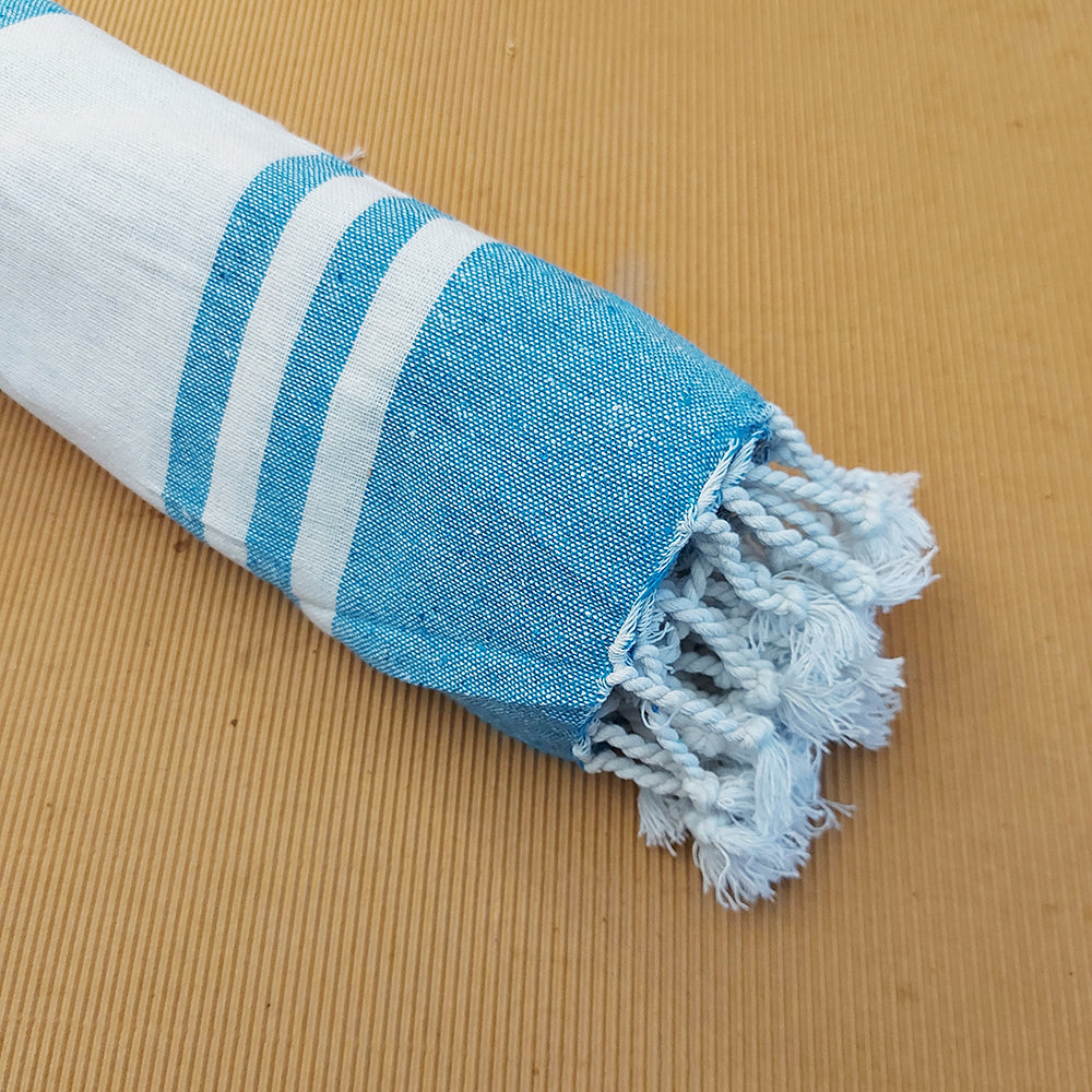 Telo mare fouta personalizzato in cotone