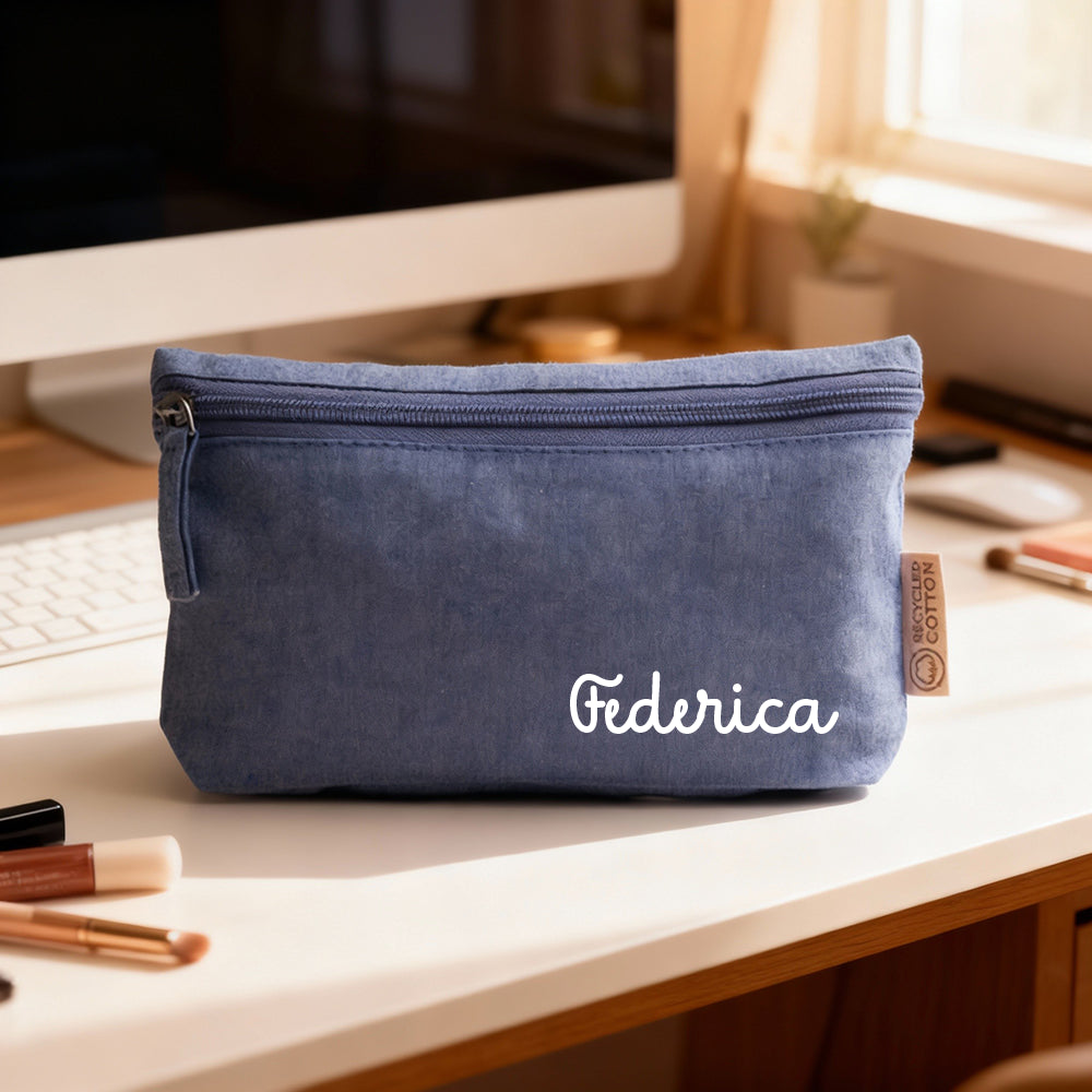 Beauty Case in cotone - personalizzato