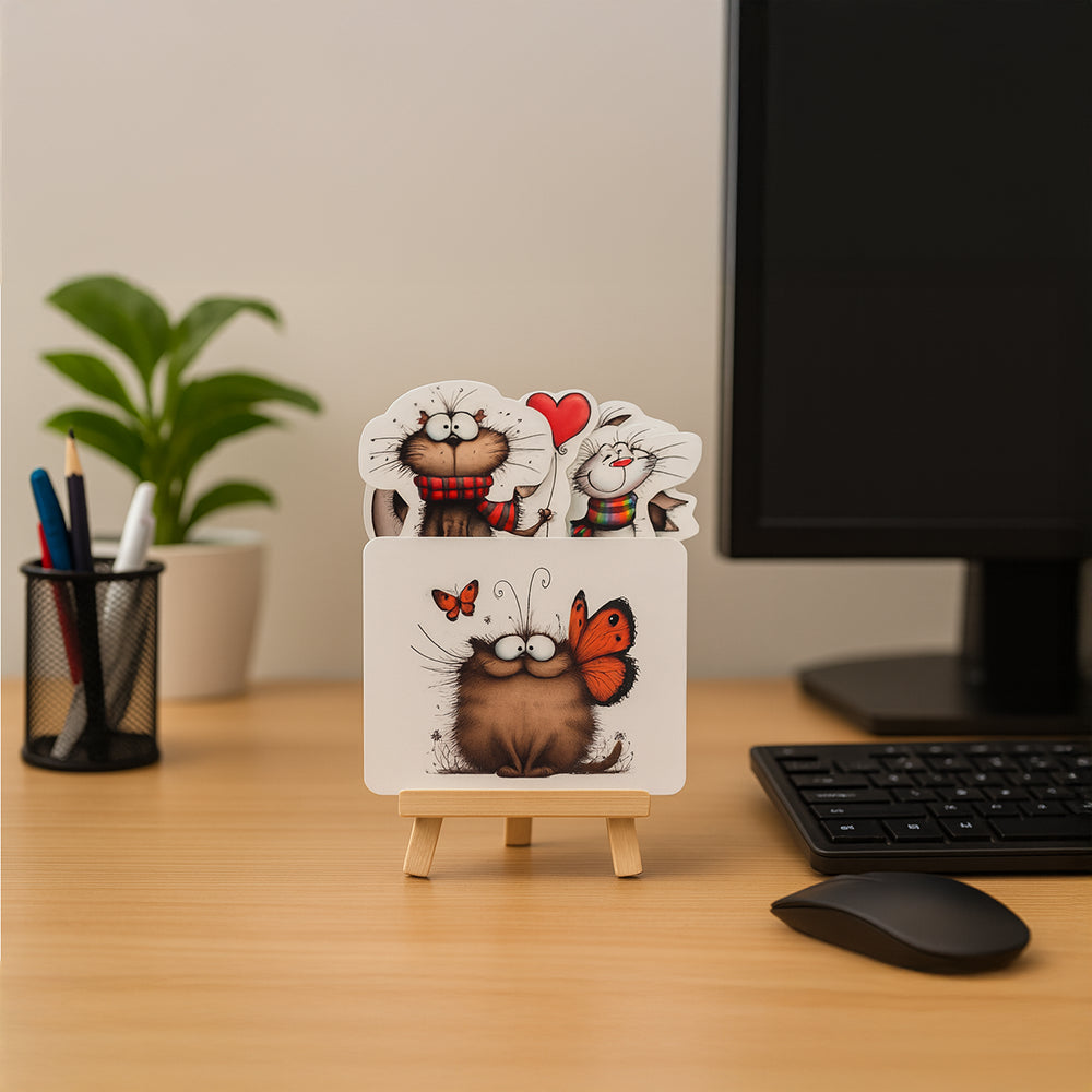 Calendario da Tavolo 2026 – Versione Cani o Gatti Divertenti