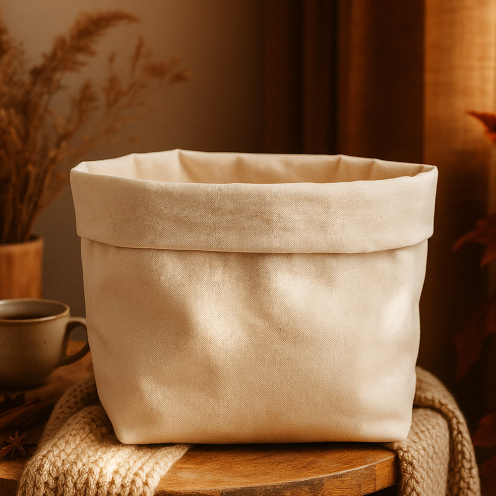 Cestino Multiuso in Canvas LARGE personalizzato