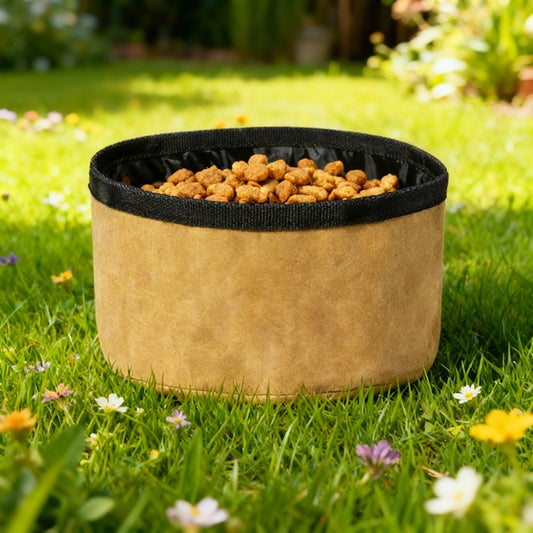 Ciotola pieghevole per amici pelosi