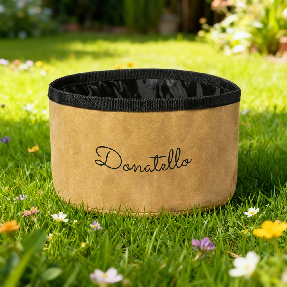 Ciotola pieghevole per amici pelosi