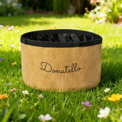 Ciotola pieghevole per amici pelosi