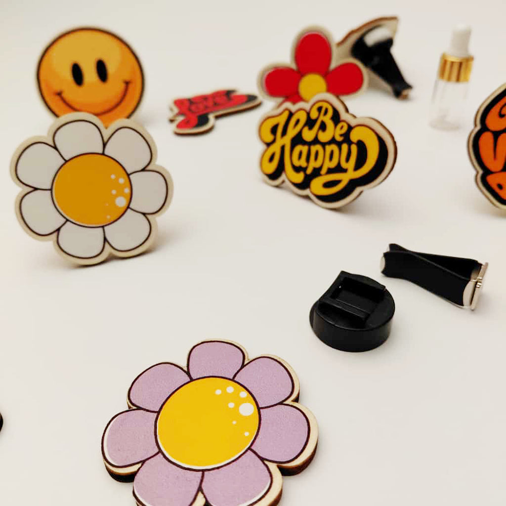 Profumatore auto in legno con clip