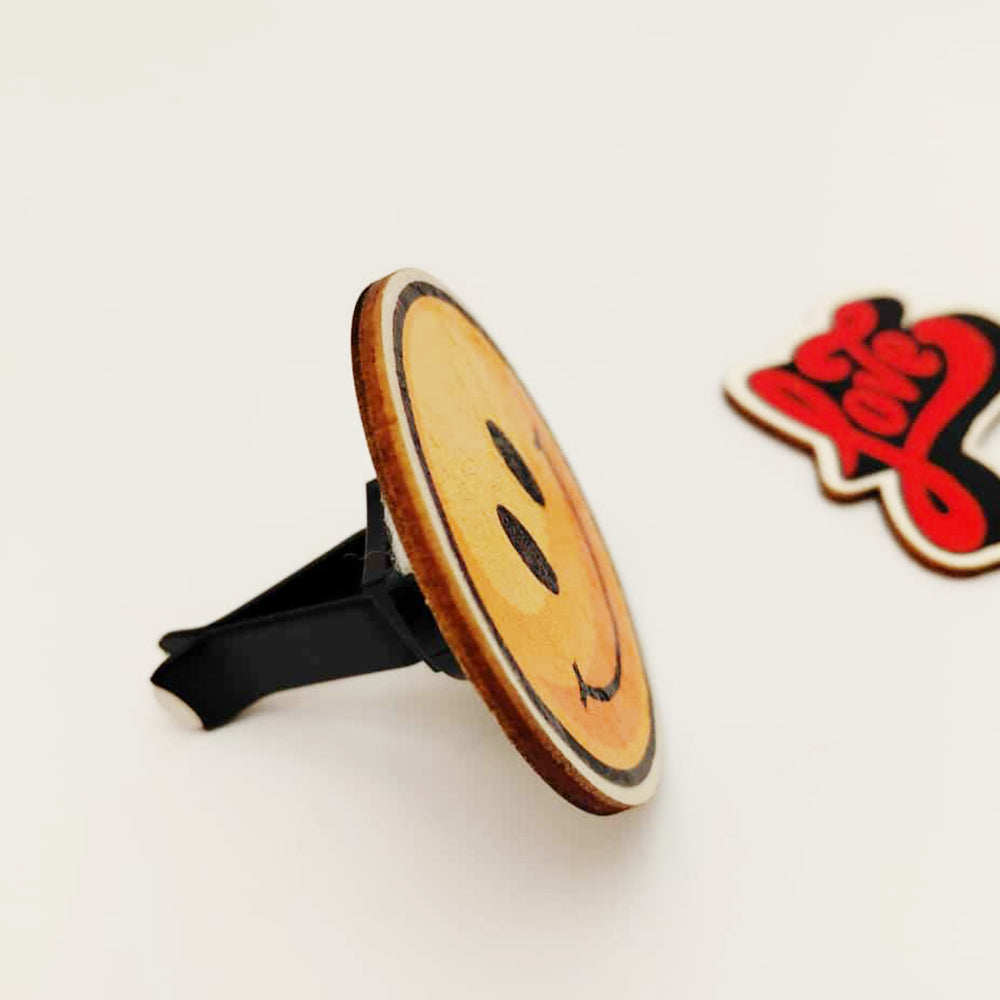 Profumatore auto in legno con clip