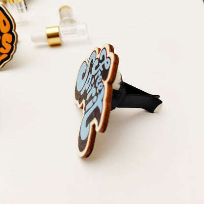 Profumatore auto in legno con clip