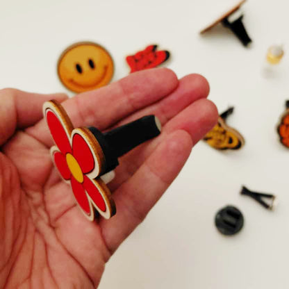 Profumatore auto in legno con clip