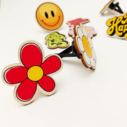 Profumatore auto in legno con clip