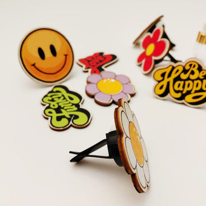 Profumatore auto in legno con clip