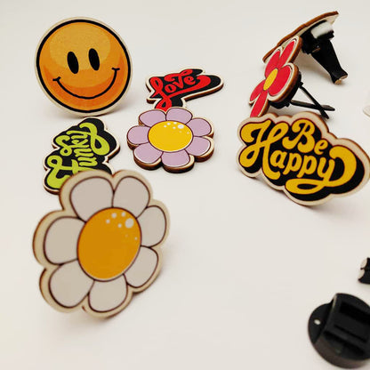 Profumatore auto in legno con clip