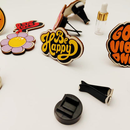 Profumatore auto in legno con clip