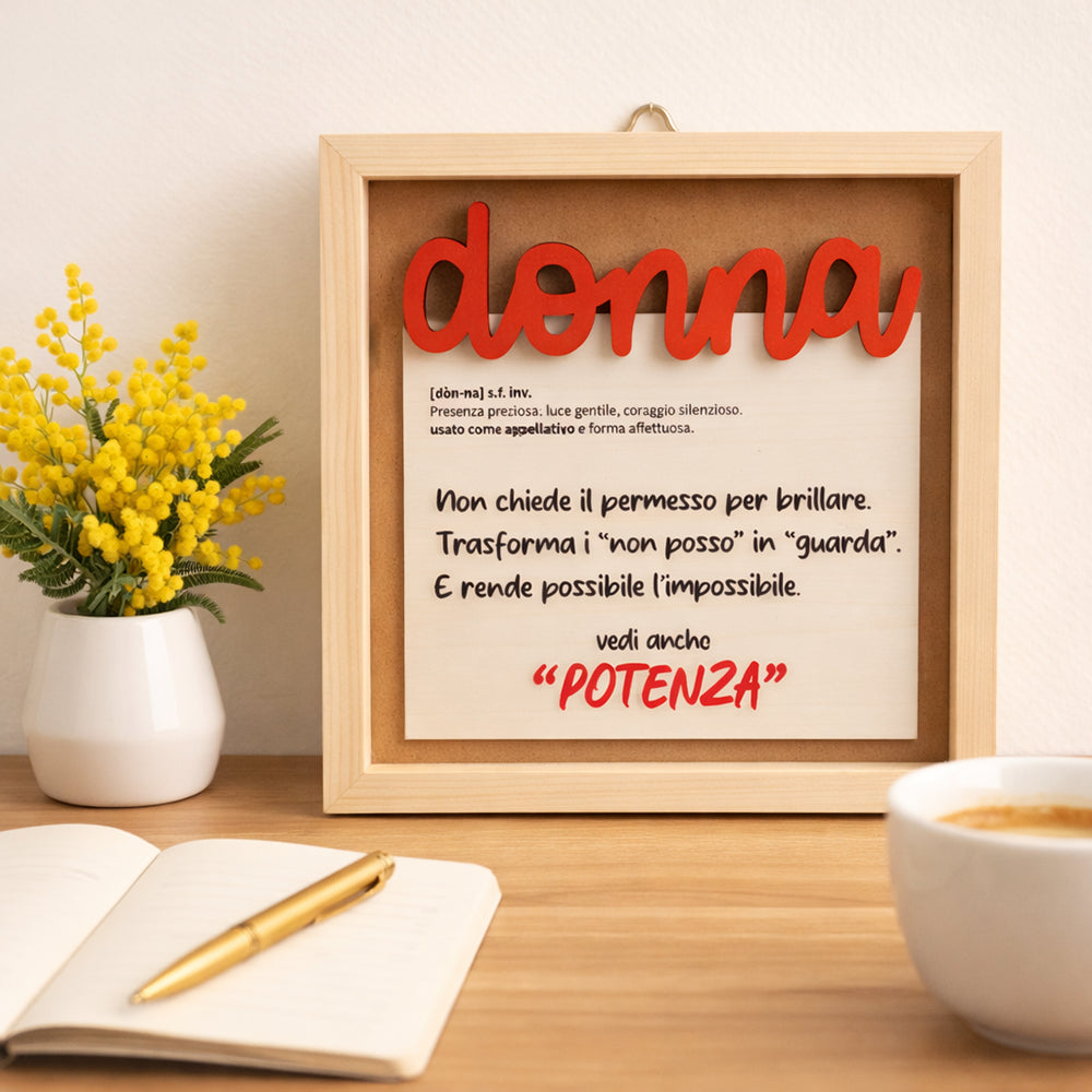 Cornice “Donna”– Un pensiero che resta