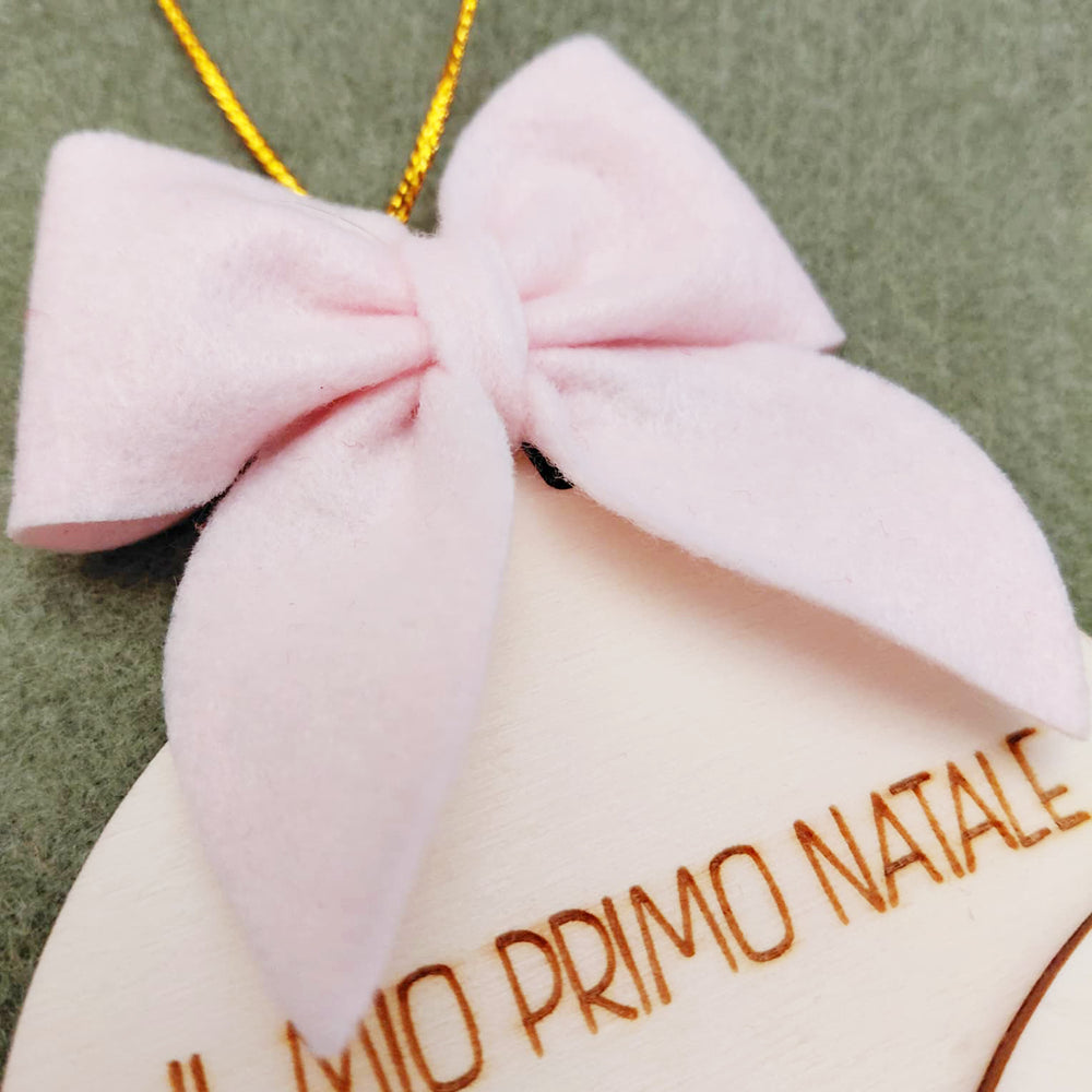 Pallina “Il mio primo Natale” 🎀  Personalizzata con nome