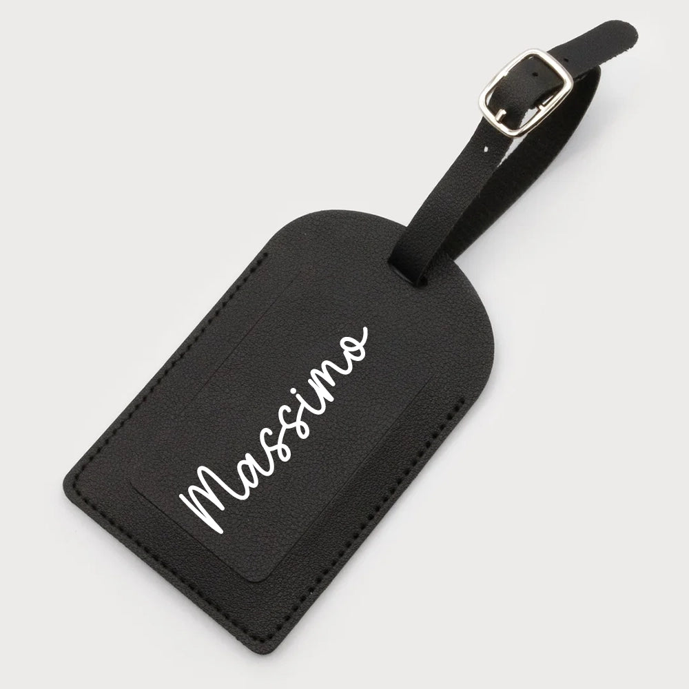 etichetta valigia personalizzata con nome