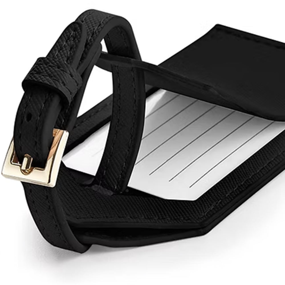 saffiano.jpg
Etichetta valigia personalizzata nera in ecopelle Saffiano con fibbia dorata