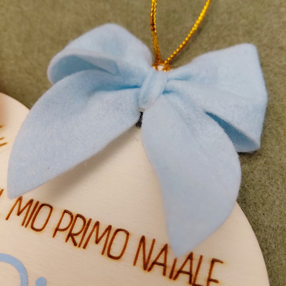 Pallina “Il mio primo Natale” 🎀  Personalizzata con nome
