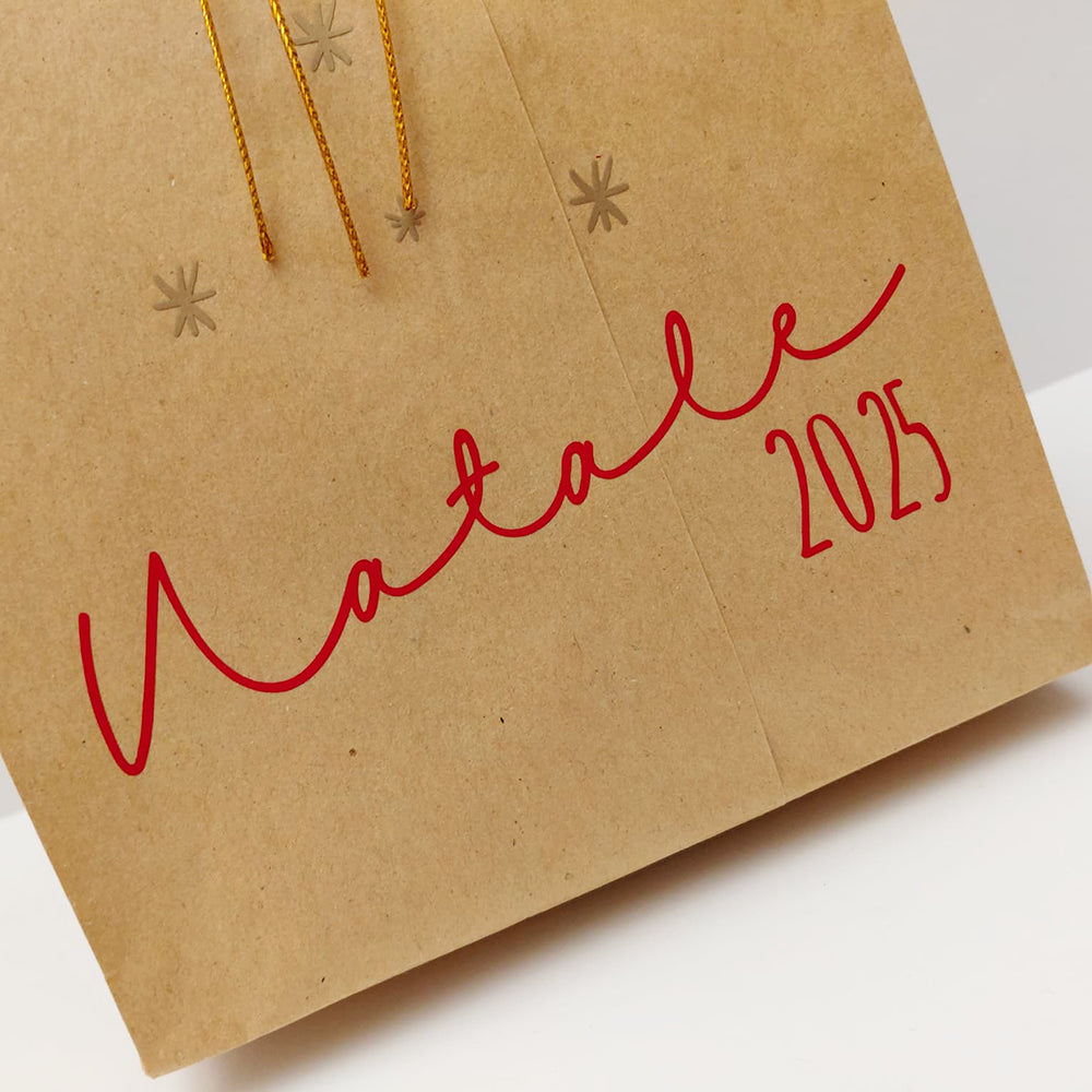 Biglietto di Auguri in Legno “Buon Natale 2025” – Con Mini Tavoletta di Cioccolato