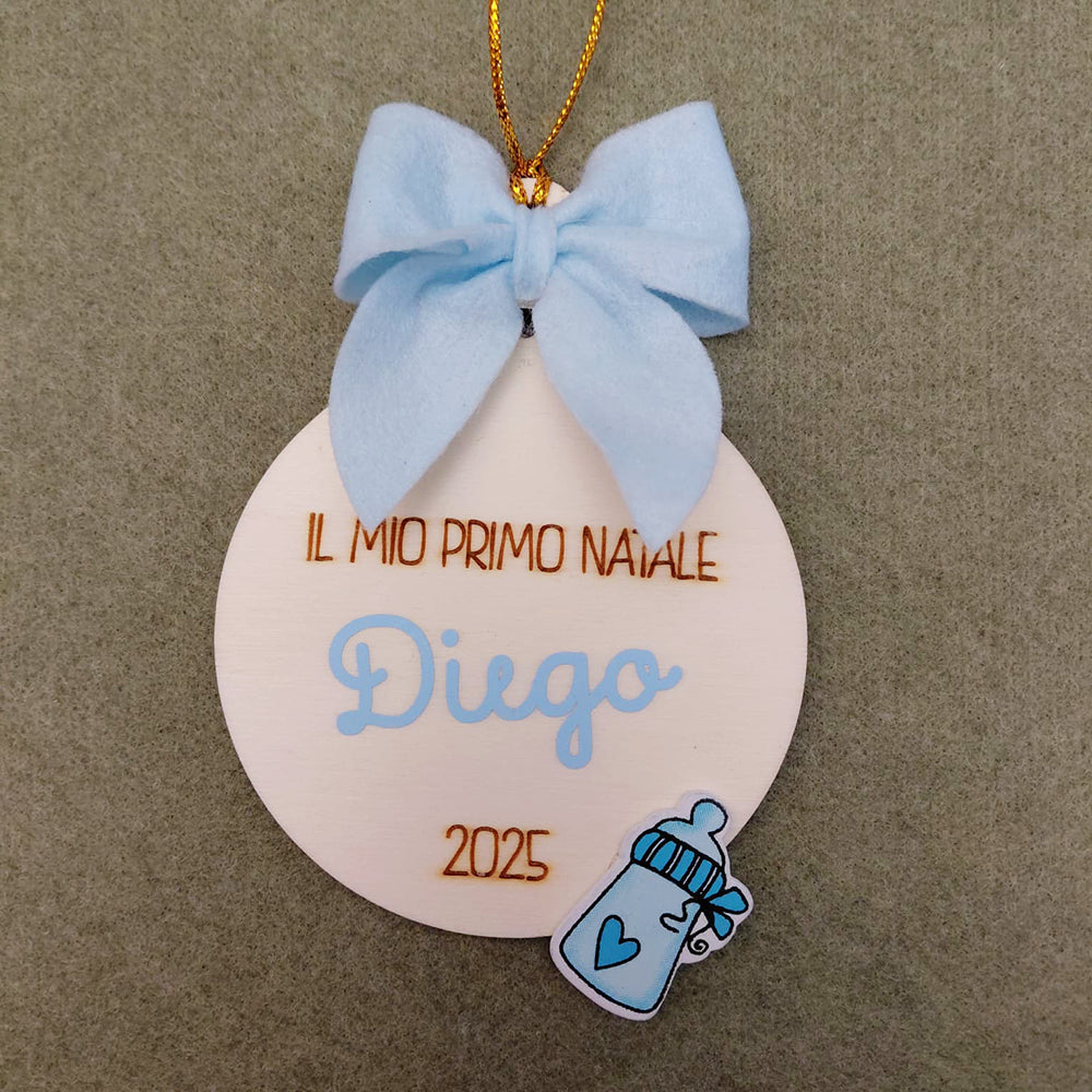 Pallina “Il mio primo Natale” 🎀  Personalizzata con nome