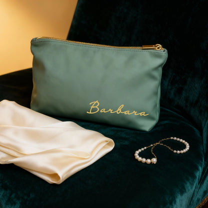 pochette in velluto personalizzata