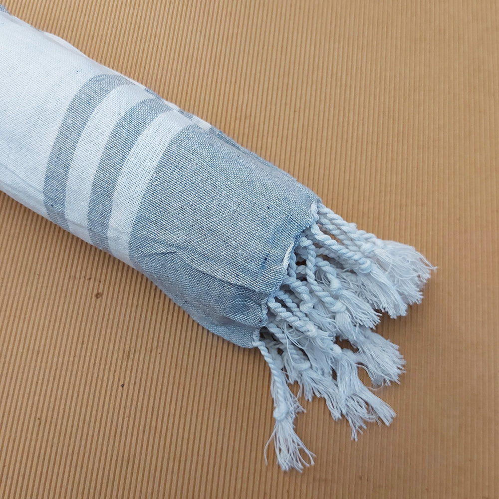 Combo borsa juta e telo fouta personalizzato – scegli il colore