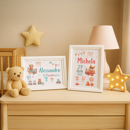 Cornice nascita baby