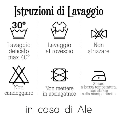 Grembiule lungo unisex personalizzato