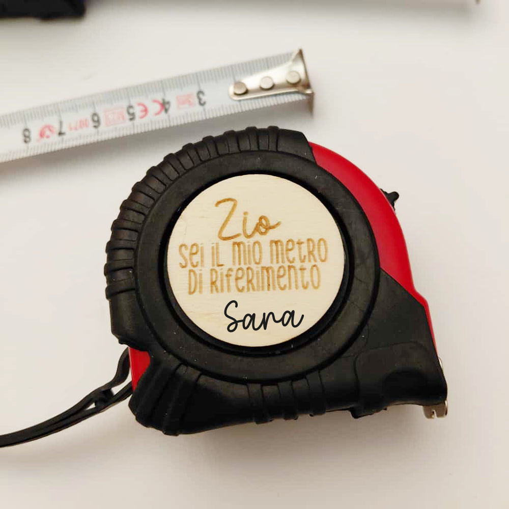 Metro a nastro da 3 metri - personalizzato con dedica