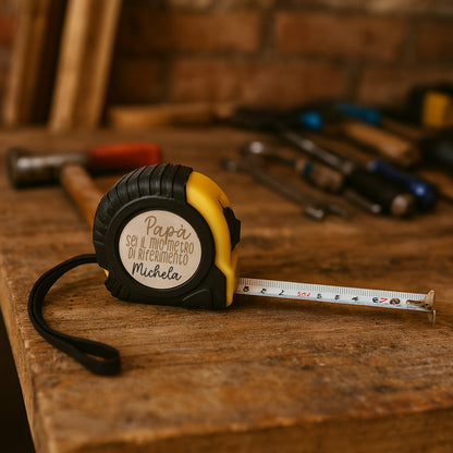 Metro a nastro da 3 metri - personalizzato con dedica