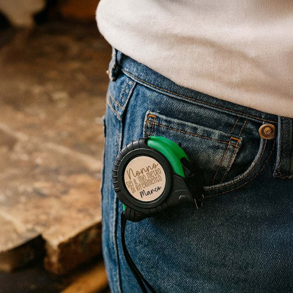 Metro a nastro da 3 metri - personalizzato con dedica