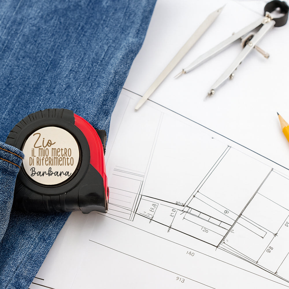 Metro a nastro da 3 metri - personalizzato con dedica