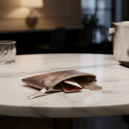 mini pochette oro personalizzata